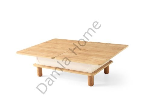 Açelya Akıllı Orta Sehpa - Safir Meşe/Ekru