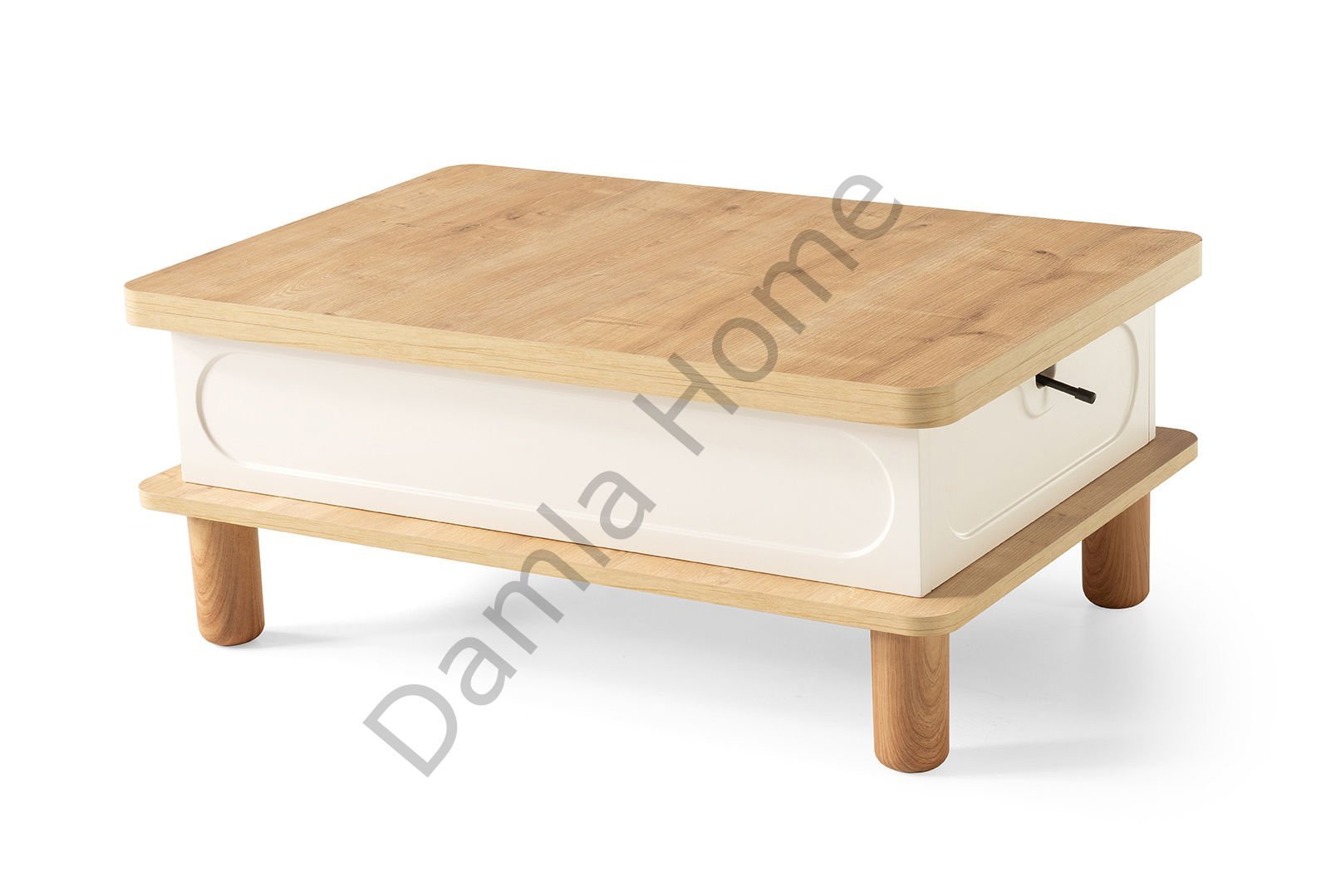 Açelya Akıllı Orta Sehpa - Safir Meşe/Ekru