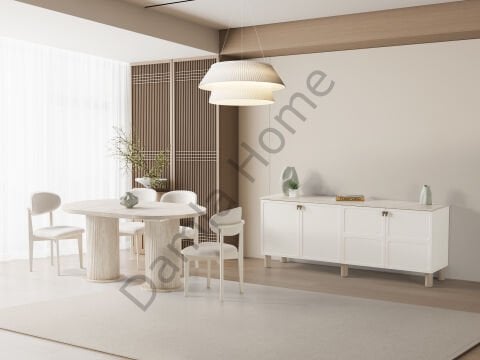 Stil Yemek Odası - Traverten/Ekru