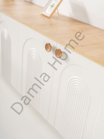 Lilyum Konsol - Meşe/Ekru