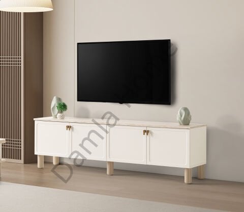 Stil Tv Ünitesi - Traverten/Ekru