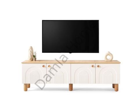 Lilyum Tv Ünitesi - Meşe/Ekru