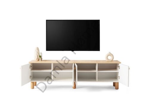Lilyum Tv Ünitesi - Meşe/Ekru