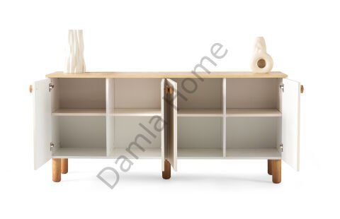 Açelya Konsol - Meşe/Ekru