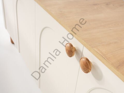 Açelya Konsol - Meşe/Ekru