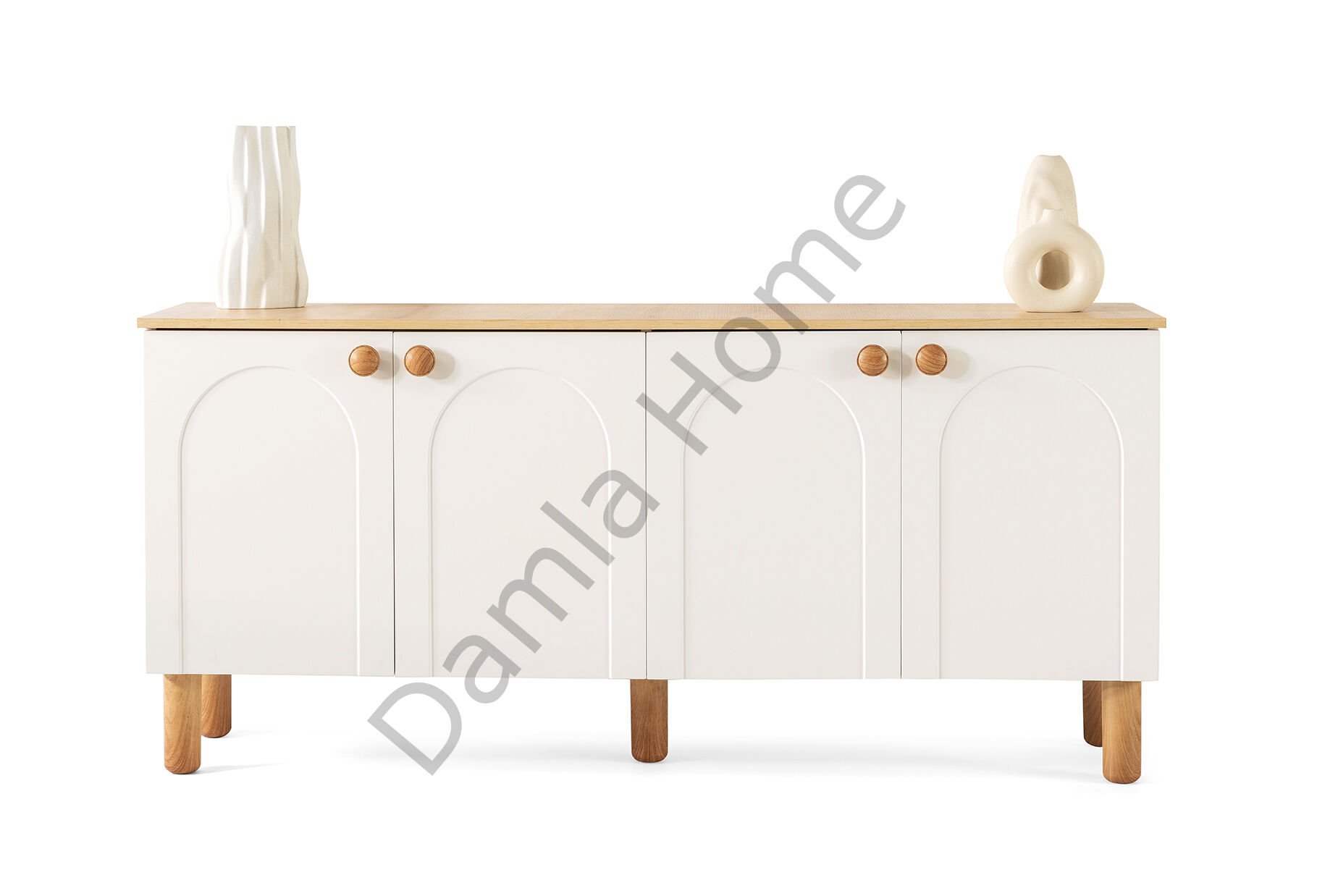 Açelya Konsol - Meşe/Ekru