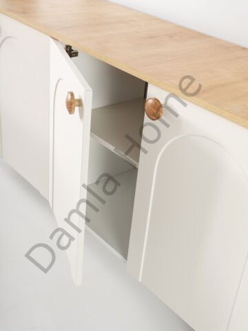 Açelya Yemek Odası - Meşe/Ekru