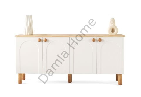 Açelya Yemek Odası - Meşe/Ekru