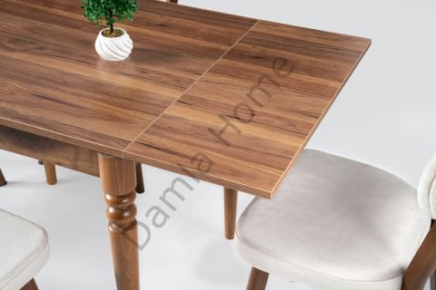 Pınar Masa Sandalye Takımı - Ceviz