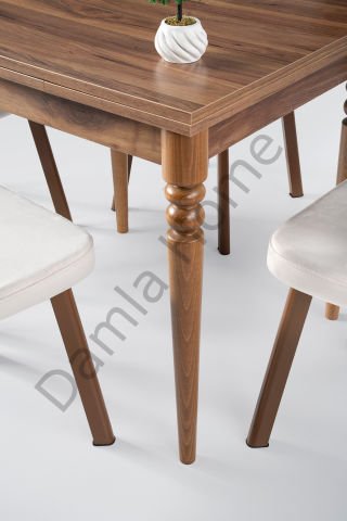 Pınar Masa Sandalye Takımı - Ceviz