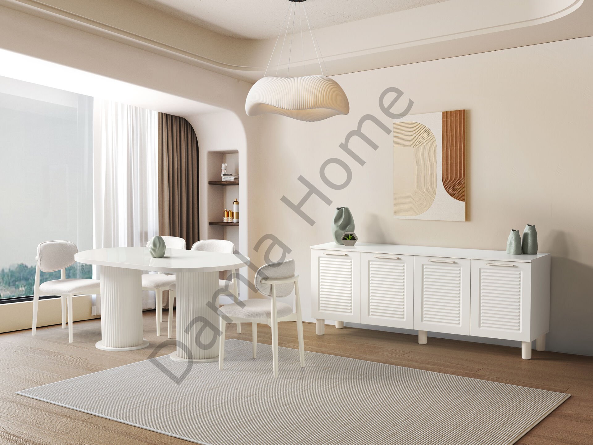 Capella Yemek Odası - Ekru