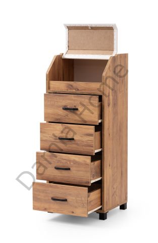 Ekmek Dolabı Çekmeceli - Çam