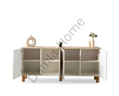 Orion Yemek Odası - Ekru/Meşe