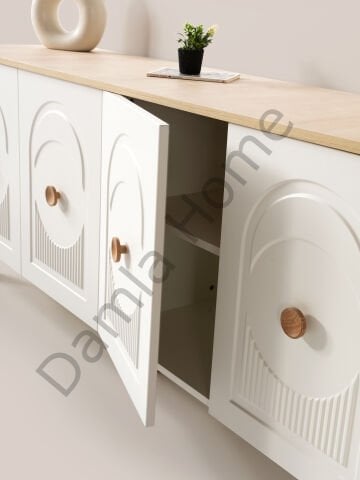 Orion Yemek Odası - Ekru/Meşe