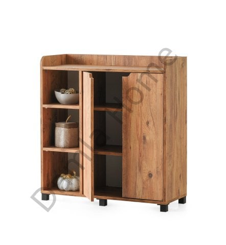 Çok Amaçlı Dolap Açık Raflı - Çam