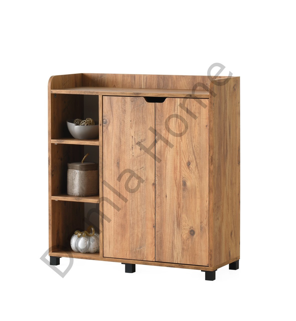 Çok Amaçlı Dolap Açık Raflı - Çam