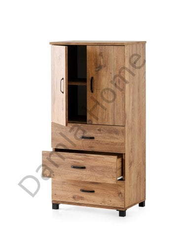 Orkide Çok Amaçlı Dolap Çekmeceli - Çam