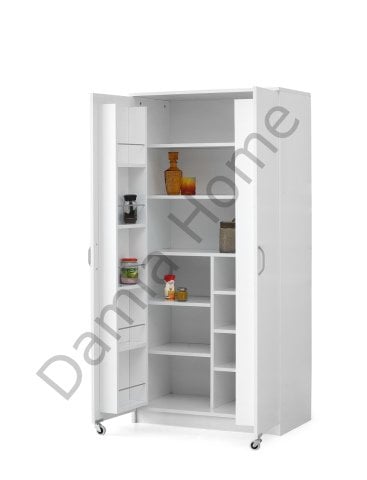 Çiftli Erzak Dolabı - Beyaz
