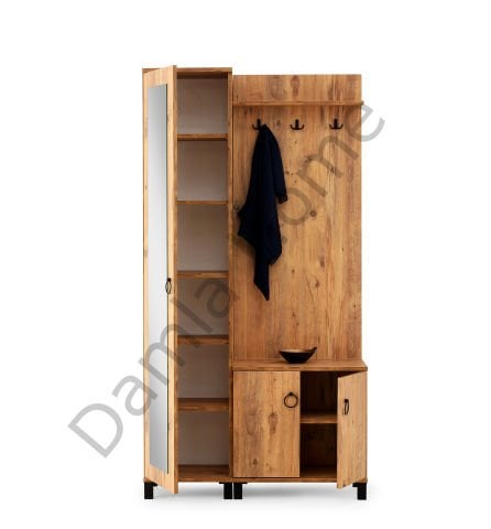 Elmas Portmanto İkili - Çam