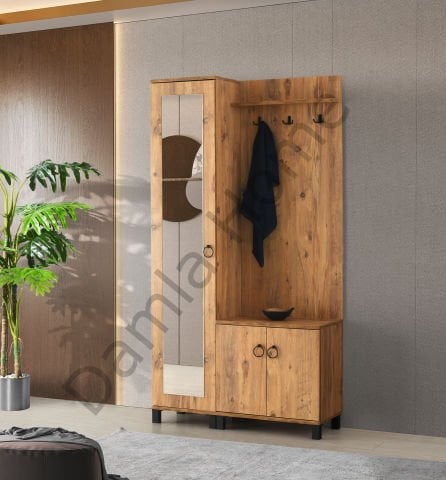 Elmas Portmanto İkili - Çam