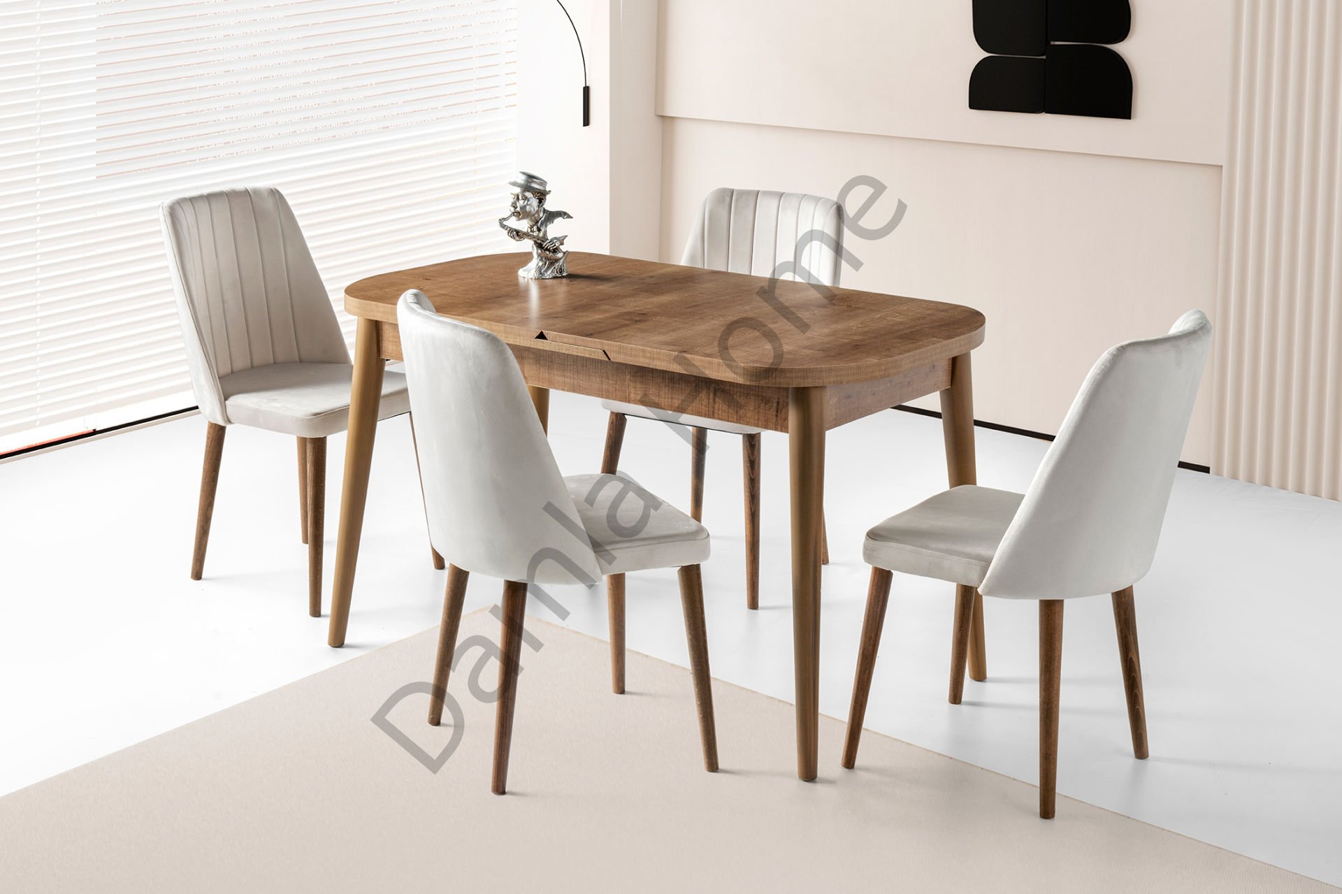 Venüs Masa Sandalye Takımı - Ceviz