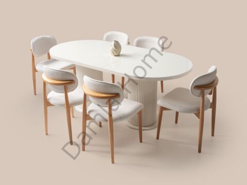 Hira Yemek Odası - Ekru