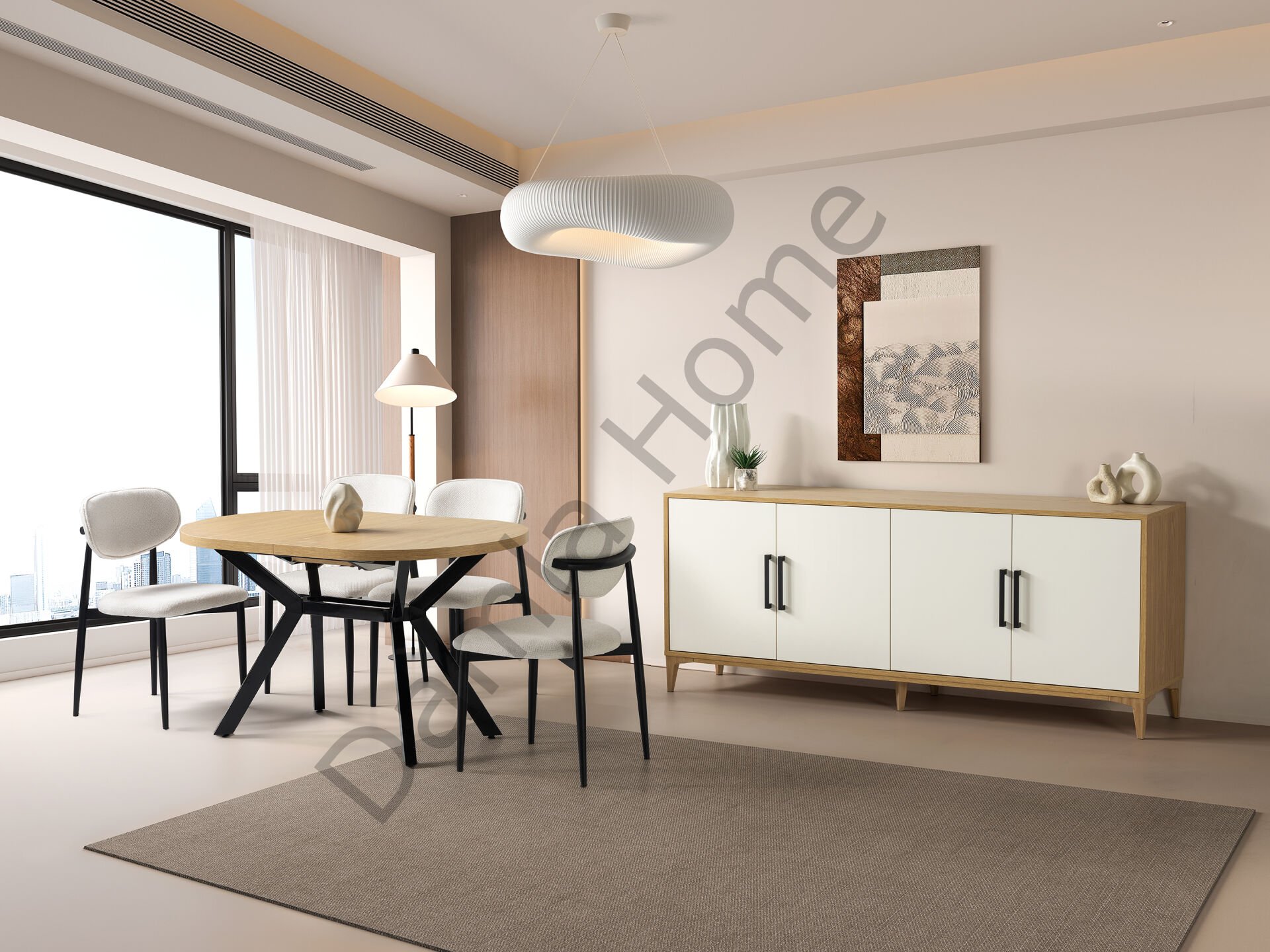 Nova Yemek Odası - Klimt/Ekru