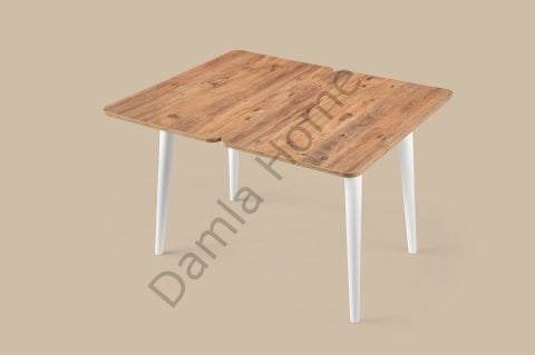 Rüya Masa Sandalye Takımı - Çam/Beyaz