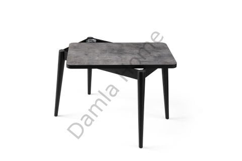 Rüya Masa Sandalye Takımı - Gri/Siyah