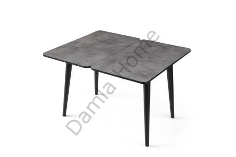 Rüya Masa Sandalye Takımı - Gri/Siyah