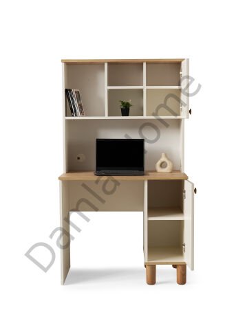 Duru Çalışma Masası - Ekru/Meşe