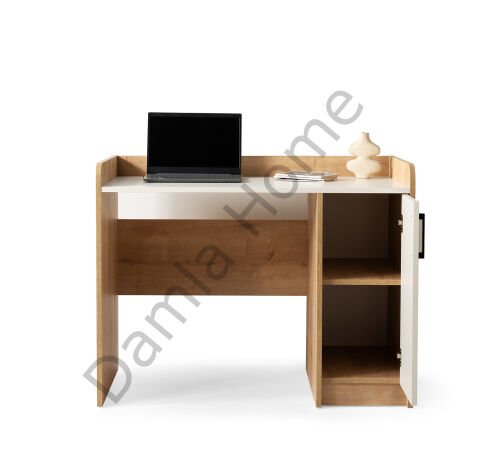 Zen Çalışma Masası - Meşe/Ekru