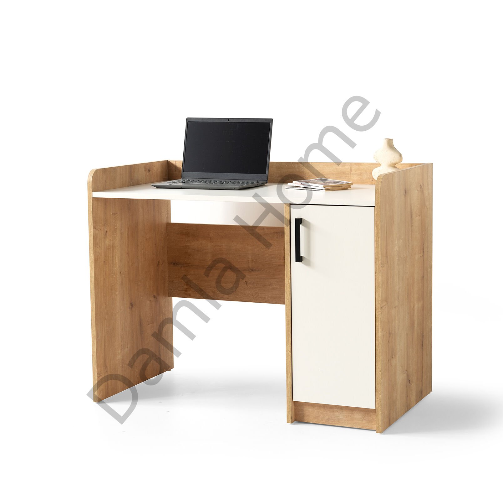 Zen Çalışma Masası - Meşe/Ekru