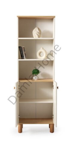 Duru Kitaplık - Ekru/Meşe