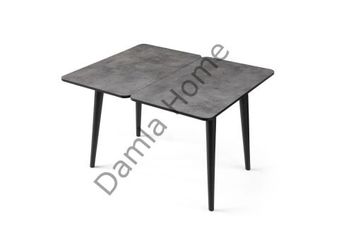 Rüya Masa Sandalye Takımı - Gri/Siyah