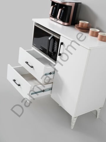 Gül Kahve Köşesi - Beyaz