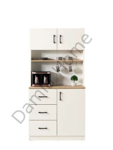 Begonya Kahve Köşesi - Ekru/Meşe