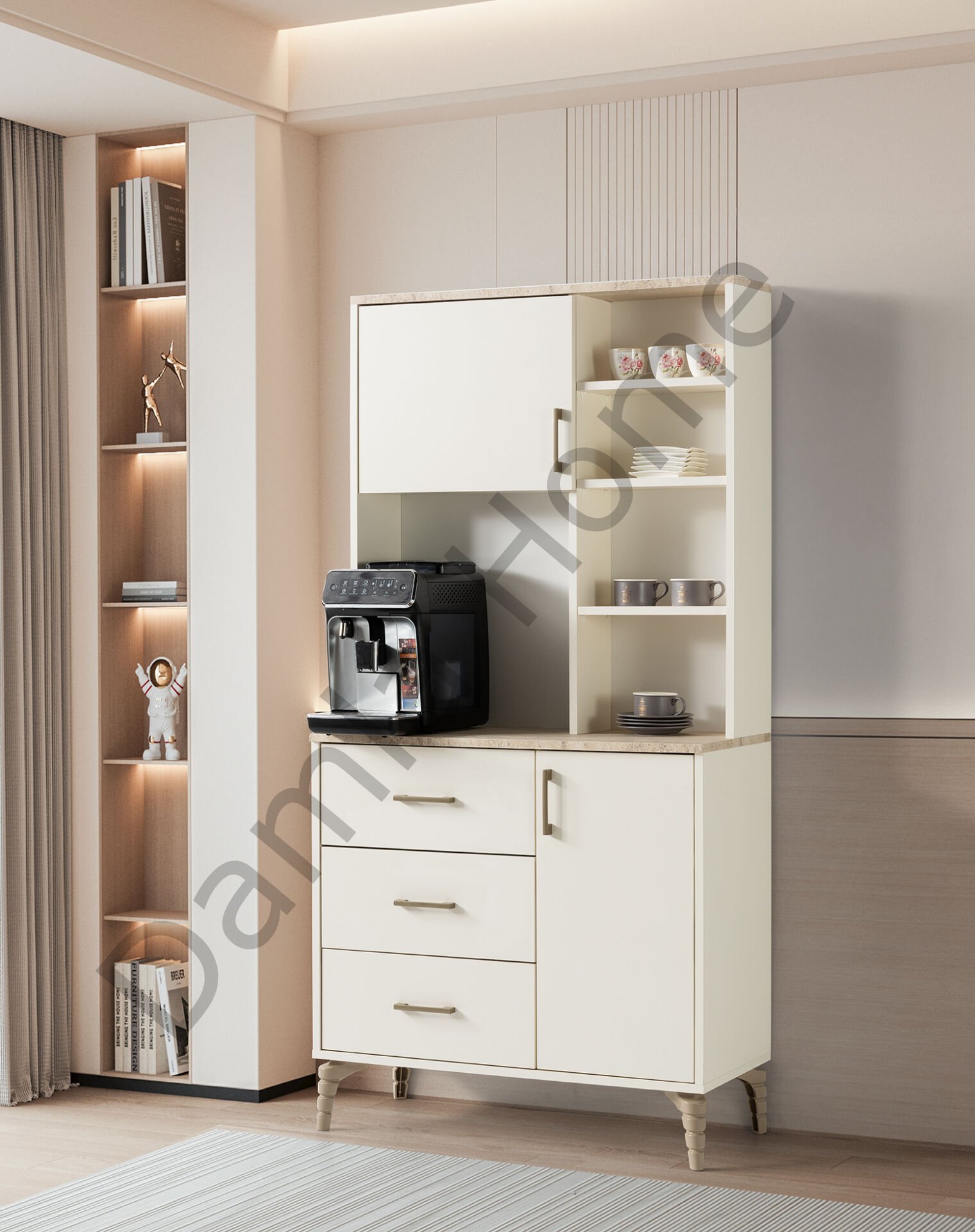 Açelya Kahve Köşesi - Ekru/Traverten