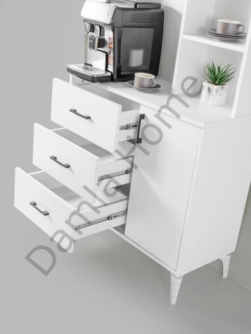 Açelya Kahve Köşesi - Beyaz