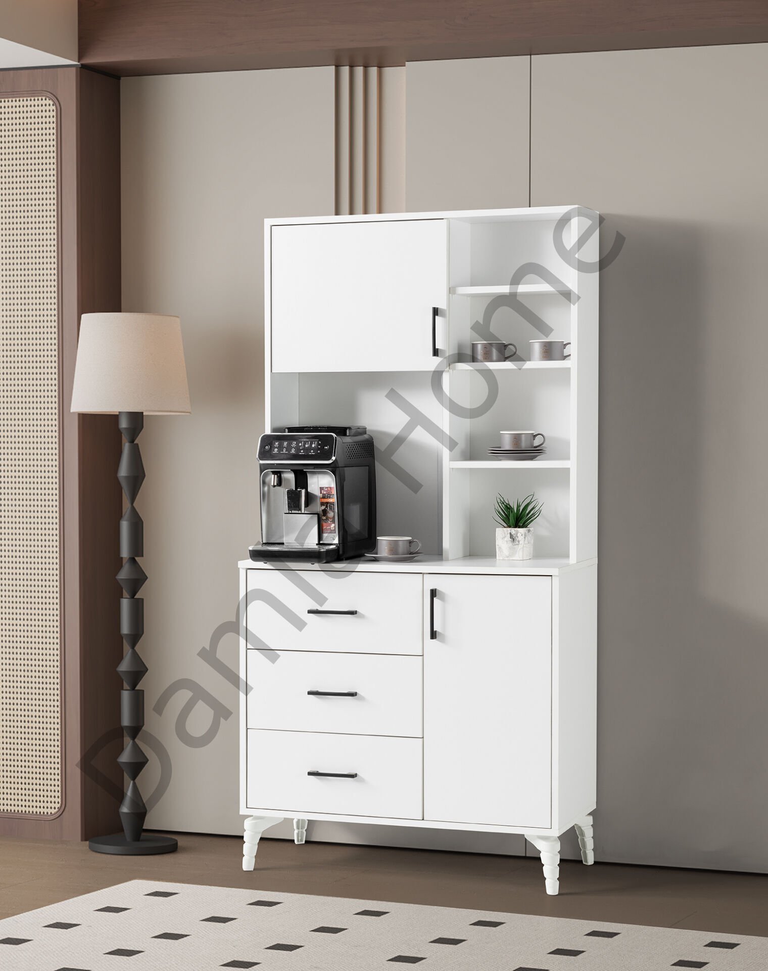 Açelya Kahve Köşesi - Beyaz