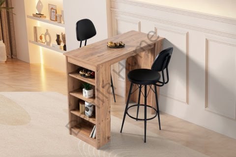 Vista Bar Masa Sandalye Takımı - Çam