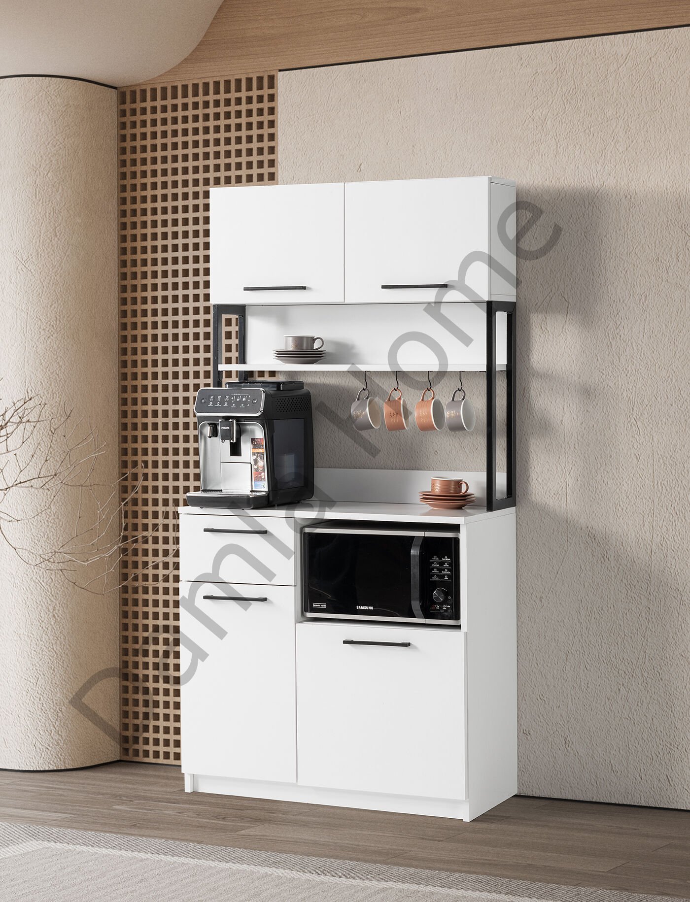 Asya Kahve Köşesi - Beyaz