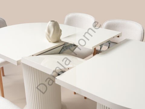 Capella Masa Sandalye Takımı - Ekru