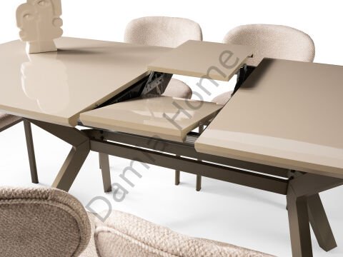 Prizma Masa Sandalye Takımı - Cappucino