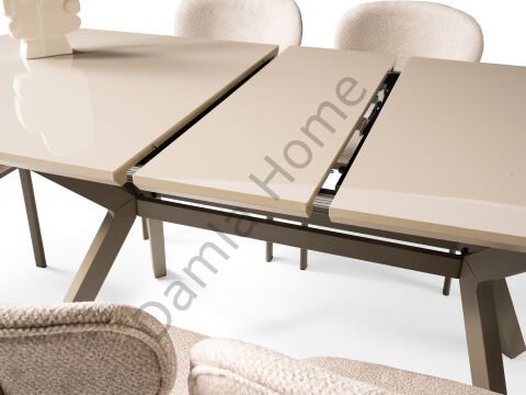 Prizma Masa Sandalye Takımı - Cappucino