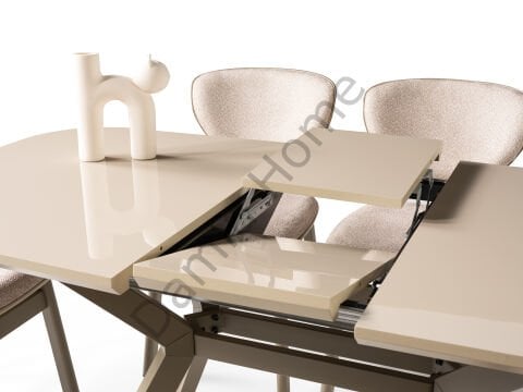 Roma Masa Sandalye Takımı - Cappucino