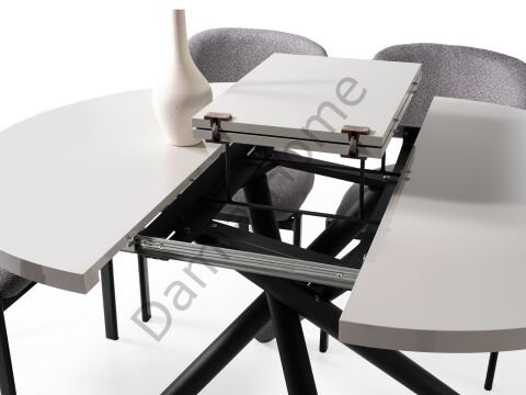 Ritim Masa Sandalye Takımı - Sis Gri/Siyah