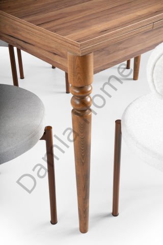 Didim Masa Sandalye Takımı - Ceviz