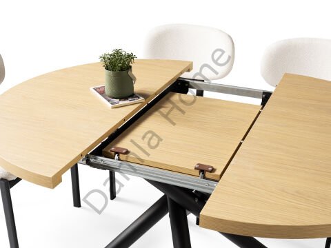 Ritim Masa Sandalye Takımı - Klimt/Siyah