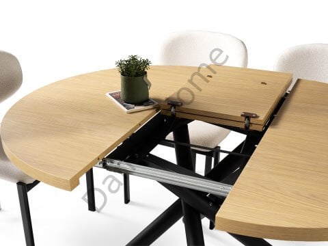 Ritim Masa Sandalye Takımı - Klimt/Siyah